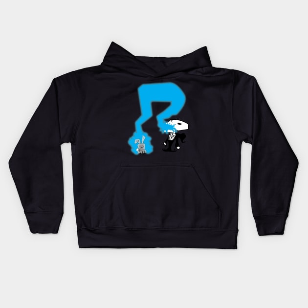 Bunnies Grimm Kids Hoodie by BTLarts